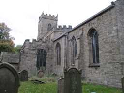 Side view of All Saints' Church, Durham Road, Lanchester © DCC 2016